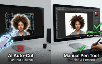 AI시대에 쇼핑몰이 여전히 수작업 누끼를 고집하는 이유