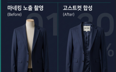 의류 쇼핑몰 누끼 작업이 번거롭다면 — 고스트컷으로 입체감 살리는 방법